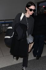 ROONEY MARA at LAX Airport in Los Angeles 03/05/2018