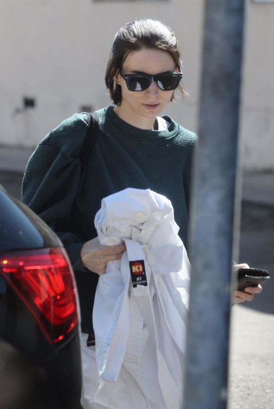 ROONEY MARA Leaves Karate Class in Beverly Hills 03/19/2018