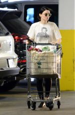 ROONEY MARA Shopping at a Health Food Store in Los Angeles 03/29/2018