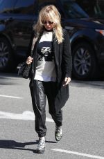 ROSANNA ARQUETTE Out and About in Beverly Hills 03/20/2018