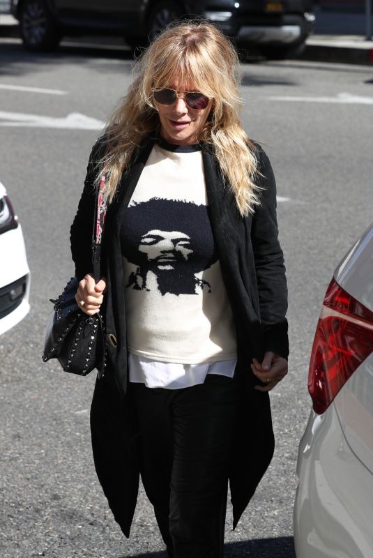 ROSANNA ARQUETTE Out and About in Beverly Hills 03/20/2018