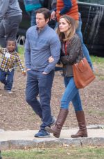 ROSE BYRNE on the Set of Instant Family in Atlanta 03/27/2018