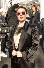 ROSE MCGOWAN at Vivienne Westwood Fashion Show at PFW in Paris 03/03/2018