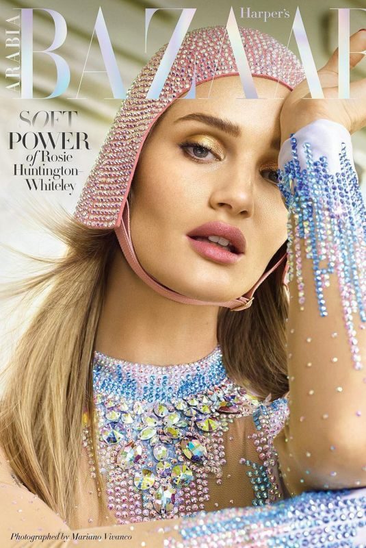 ROSIE HUNTINGTON-WHITELEY in Harper’s Bazaar Magazine, Arabia April 2018