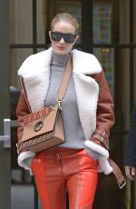 ROSIE HUNTINGTON-WHITELEY Leaves Crosby Hotel in New York 03/27/2018