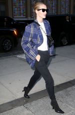 ROSIE HUNTINGTON-WHITELEY Out and About in New York 03/26/2018