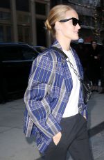 ROSIE HUNTINGTON-WHITELEY Out and About in New York 03/26/2018