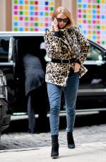 ROSIE HUNTINGTON-WHITELEY Out in New York 03/25/2018