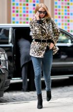 ROSIE HUNTINGTON-WHITELEY Out in New York 03/25/2018