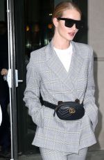 ROSIE HUNTINGTON-WHITELEY Out in New York 03/28/2018