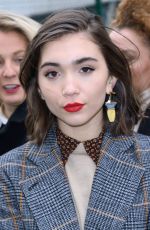 ROWAN BLANCHARD at Chloe Show at Paris Fashion Week 03/01/2018