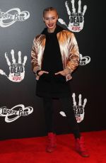 ROXY HORNER at The Walking Dead: The Ride Media Night at Thorpe Park in London 03/29/2018