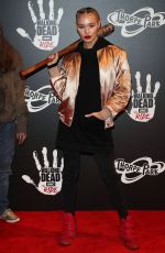 ROXY HORNER at The Walking Dead: The Ride Media Night at Thorpe Park in London 03/29/2018