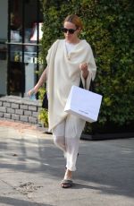 RUMER WILLIS Out Shopping on Melrose Place in West Hollywood 02/28/2018