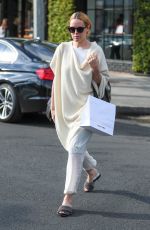 RUMER WILLIS Out Shopping on Melrose Place in West Hollywood 02/28/2018