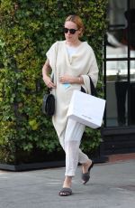 RUMER WILLIS Out Shopping on Melrose Place in West Hollywood 02/28/2018