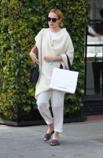 RUMER WILLIS Out Shopping on Melrose Place in West Hollywood 02/28/2018