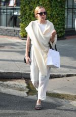 RUMER WILLIS Out Shopping on Melrose Place in West Hollywood 02/28/2018