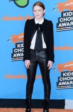 SADIE SINK at 2018 Kids’ Choice Awards in Inglewood 03/24/2018