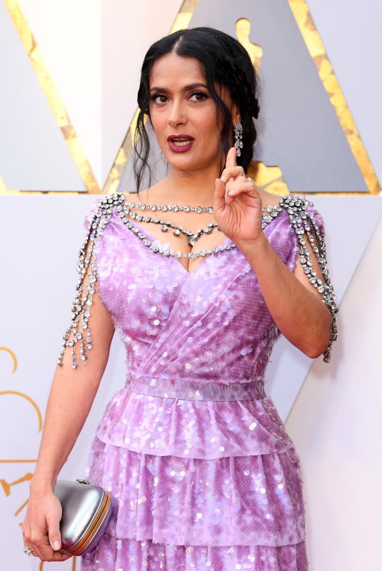 SALMA HAYEK at 90th Annual Academy Awards in Hollywood 03/04/2018