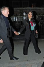 SALMA HAYEK at Chiltern Firehouse in London 03/20/2018