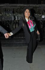 SALMA HAYEK at Chiltern Firehouse in London 03/20/2018