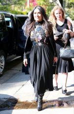 SALMA HAYEK Leaves Diane Von Furstenburgs Oscar Luncheon in Los Angeles 02/28/2018