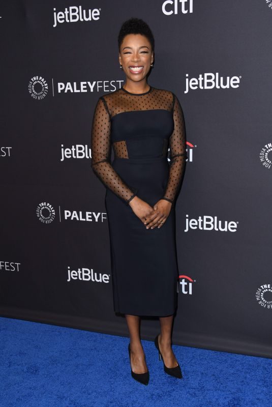 SAMIRA WILEY at The Handmaid’s Tale Panel at Paleyfest in Los Angeles 03/18/2018