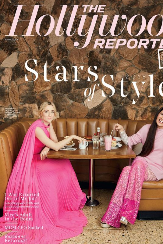 SAOIRSE RONAN and ELIZABETH SALTZMAN for The Hollywood Reporter, March 2018