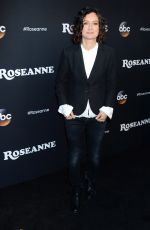 SARA GILBERT at Roseanne Premiere in Los Angeles 03/23/2018