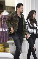 SARA SAMPAIO and Oliver Ripley Out Shopping in Beverly Hills 03/05/2018