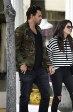 SARA SAMPAIO and Oliver Ripley Out Shopping in Beverly Hills 03/05/2018