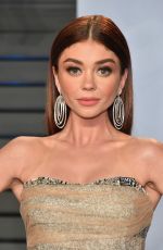 SARAH HYLAND at 2018 Vanity Fair Oscar Party in Beverly Hills 03/04/2018