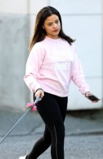 SARAH JEFFERY Out with Her Dog in Vancouver 03/19/2018