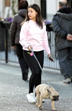 SARAH JEFFERY Out with Her Dog in Vancouver 03/19/2018