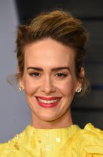 SARAH PAULSON at 2018 Vanity Fair Oscar Party in Beverly Hills 03/04/2018