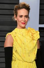 SARAH PAULSON at 2018 Vanity Fair Oscar Party in Beverly Hills 03/04/2018