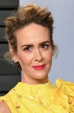 SARAH PAULSON at 2018 Vanity Fair Oscar Party in Beverly Hills 03/04/2018