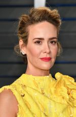 SARAH PAULSON at 2018 Vanity Fair Oscar Party in Beverly Hills 03/04/2018