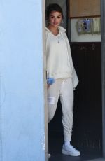 SELENA GOMEZ Arrives at Ice Skate in Los Angeles 03/26/2018