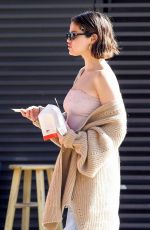 SELENA GOMEZ Arrives at Nobu in Malibu 03/15/2018