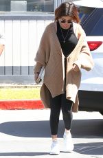 SELENA GOMEZ at a Gas Station in Los Angeles 03/28/2018