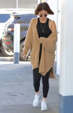 SELENA GOMEZ at a Gas Station in Los Angeles 03/28/2018