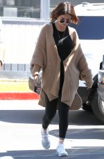 SELENA GOMEZ at a Gas Station in Los Angeles 03/28/2018