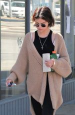 SELENA GOMEZ at a Gas Station in Los Angeles 03/28/2018