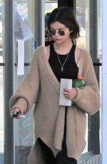 SELENA GOMEZ at a Gas Station in Los Angeles 03/28/2018