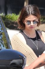 SELENA GOMEZ at a Gas Station in Los Angeles 03/28/2018