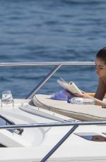 SELENA GOMEZ in Bikini at a Yacht in Sydney Harbour 03/19/2018