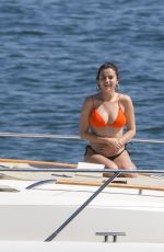 SELENA GOMEZ in Bikini at a Yacht in Sydney Harbour 03/19/2018