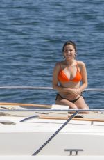 SELENA GOMEZ in Bikini at a Yacht in Sydney Harbour 03/19/2018